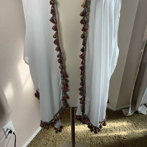 Steve Madden Rainbow Tassel Kimono - Picture 4 of 8